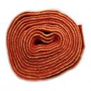 Filzband 15cm zweifarbig rost-gelb