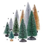 Tannenbaum mit Schnee diverse Farben/Größen 1-3 Stück