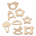 Beissringe Holz diverse Motive 5-8cm