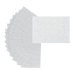 Blanko Puzzle A5 12tlg weiß