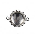 Anhänger für Cabochon 18mm 2 Ösen