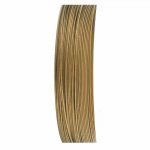 Collierdraht 0,5mm gold 1m