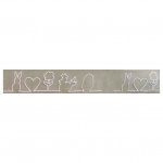 Dekoband 25mm Osterhasi natur 1m