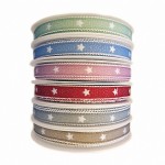 Dekoband 12mm Sterne diverse Farben 1m