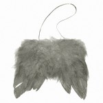 Engelsflügel 10cm silber