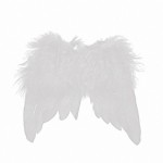 Engelsflügel 12cm weiß