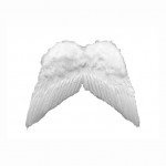 Engelsflügel 78cm weiß