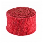 Filzband 15cm Happy rot