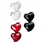 Glasschliffperle Herz 22mm diverse Farben