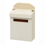 Briefkasten 7cm Holz natur