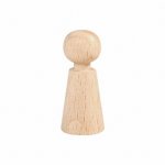 Figurenkegel 37mm natur 25 Stück