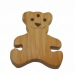 Holzbär 5cm für Schnullerketten und Mobilés