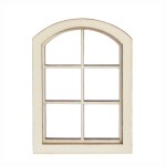 Wichtelfenster 10cm natur gebogen