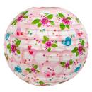 Lampion Papier 40 cm gemustert