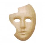 Papp-Art Maske 20,5cm Phantom der Oper