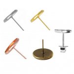 Ohrstecker 12mm diverse Farben