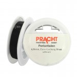 Perlonfaden 0,5mm schwarz 50m