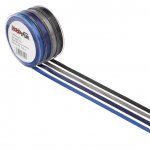Satinband 3mm blau bis schwarz 50m
