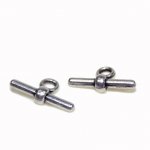 Schmuckschlauch-Verschluss silber für 5mm Öse