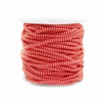 Segelseil 2mm rot-weiß 1m