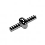 Schmuckschlauch-Verschluss silber für 6-7mm
