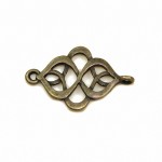 Metallverbinder Welle 28mm bronze